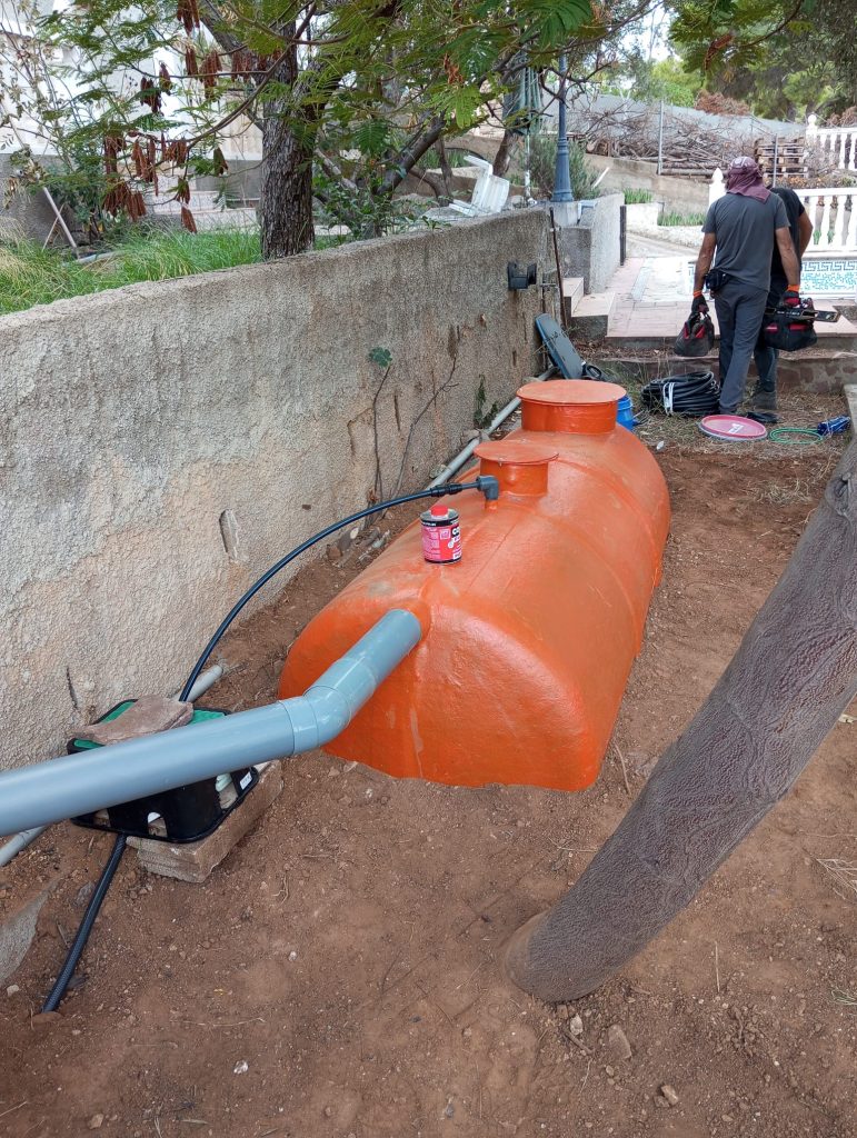 Instalación de fosas sépticas