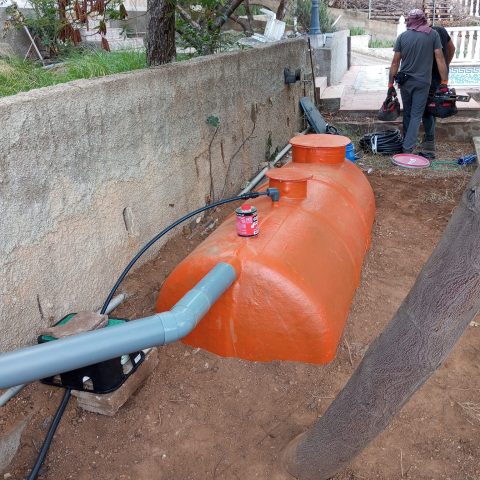 Instalación de fosas sépticas